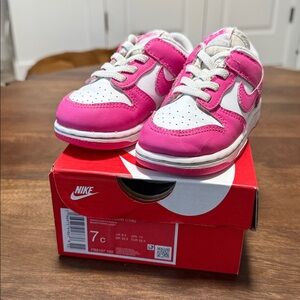 Baby girl, Nike Dunks, 7C